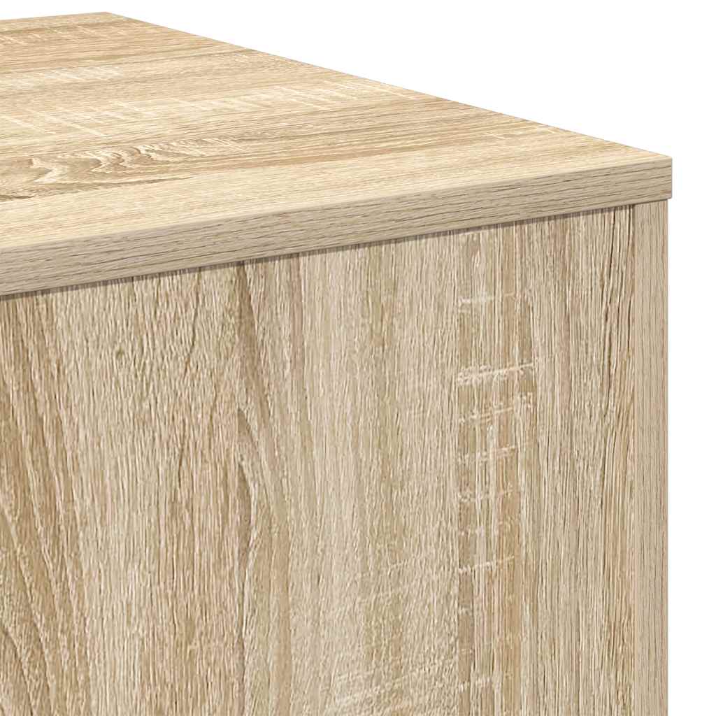 Side Tables 3 pcs Sonoma Oak Engineered Wood